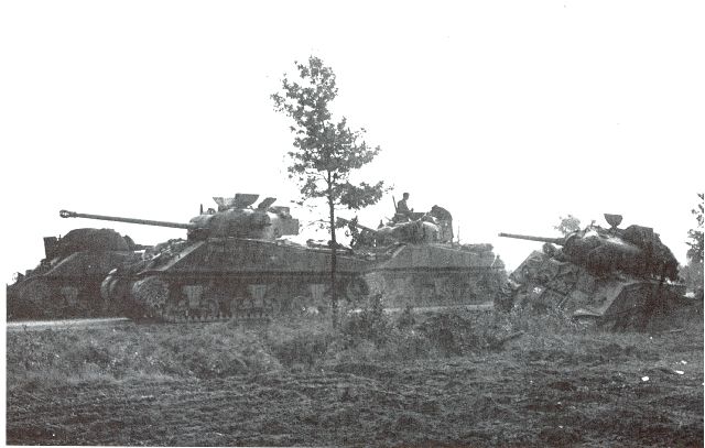 17 september 1944 Opmars naar Valkenswaard Kampfgruppe Walther Chaos Sherman Tanks
