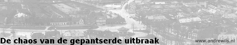 De chaos van de gepantserde uitbraak