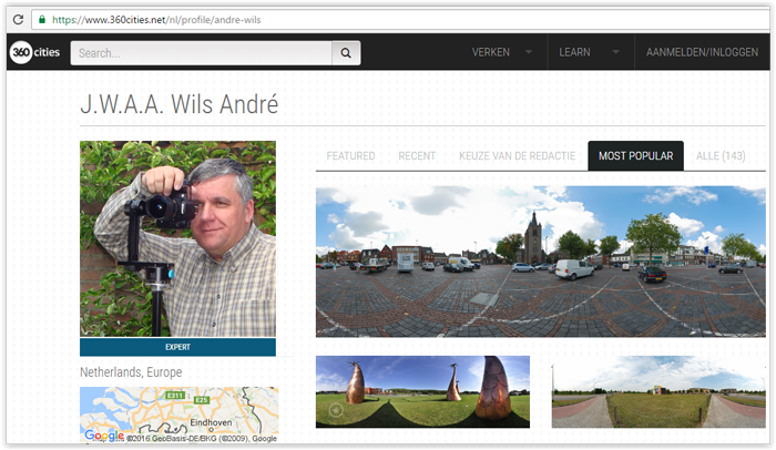 klik op image en ga naar 360Cities Andr Wils