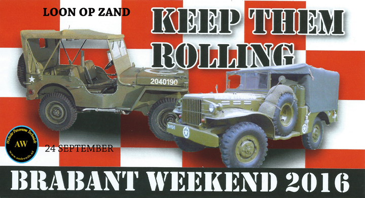 Brabant Weekend 2016 Keep them Rolling