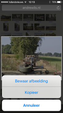 iphone voorbeeld Bewaar afbeelding