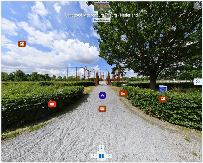 Beginscherm Virtuele Tour met veel informatie - klik op image en ga naar VT