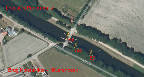 Brug Holenakker locatie's