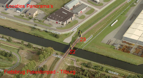 Fiestsbrug Poseidonpad locatie's