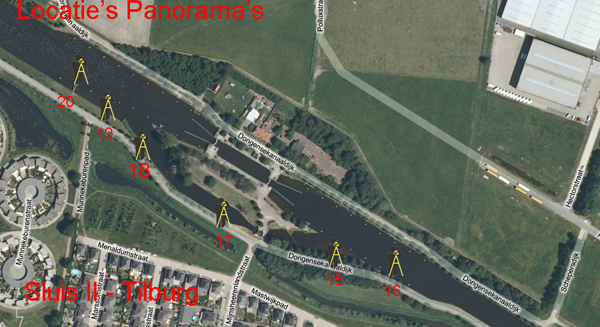 Sluis II - Locatie's