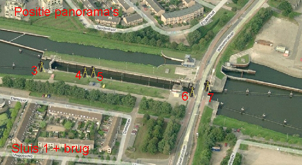 Sluis I + brug_locaties