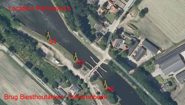 Brug Biesthoutakker locatie's