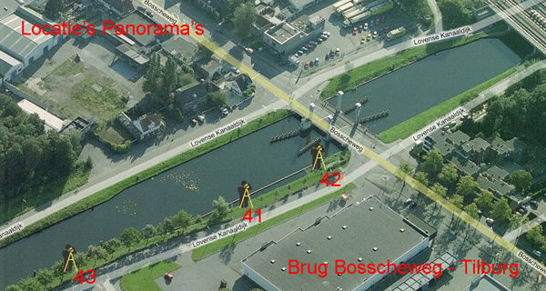 Brug Bosscheweg locatie's