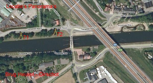 Brug Heuvel locatie's