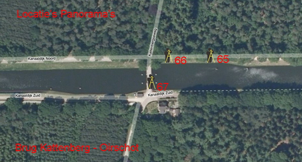 Brug Kattenberg locatie's