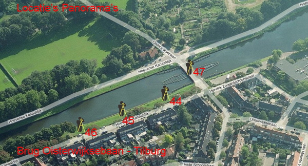 Brug Oisterwijksebaan locatie's