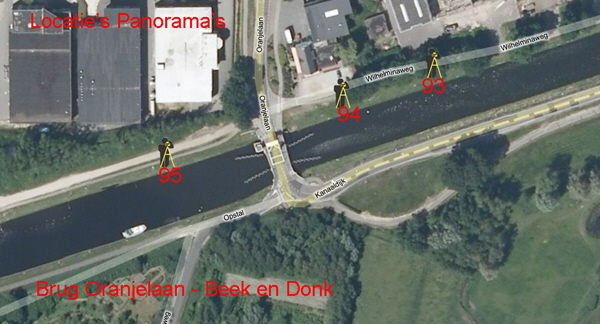 Brug Oranjelaan locatie's