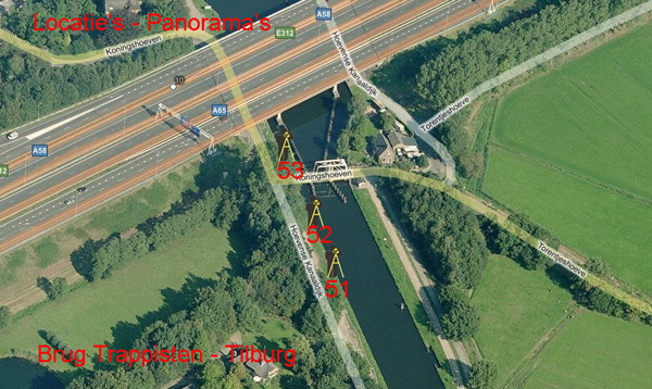 Brug Trappisten locatie's
