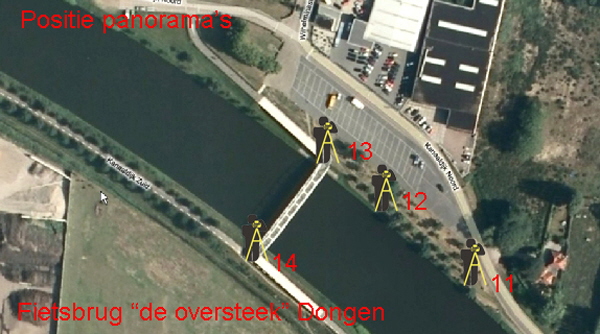 Fietsbrug de oversteek Dongen