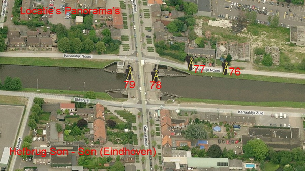 Hefbrug Son locatie's