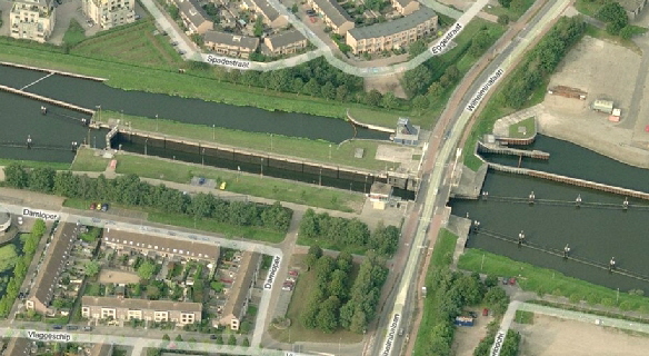 Luchtfoto Bing maps Sluis I