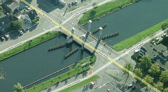 Luchtfoto Bing maps Bosscheweg
